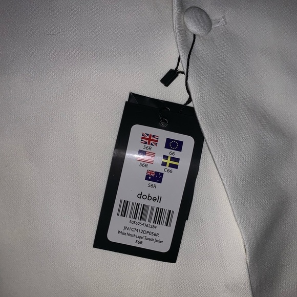 Not for sale NWT Dobell men’s one button blazer 56R cream Easter - Picture 6 of 12